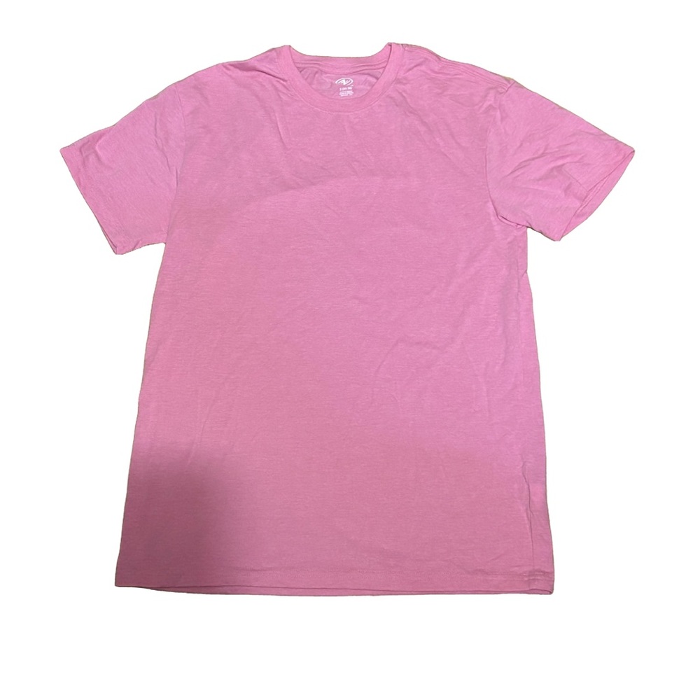 Athletic Works Plain Pink Short Sleeve Tee